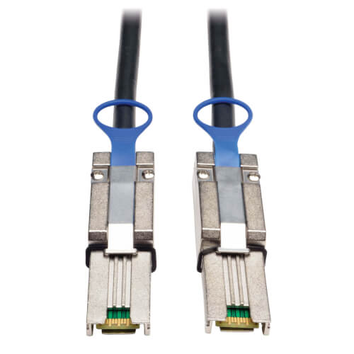 Tripp-Lite S524-02M | External SAS Cable, 4 Lane - mini-SAS (SFF-8088) to mini-SAS (SFF-8088), 2M (6.56 ft.)