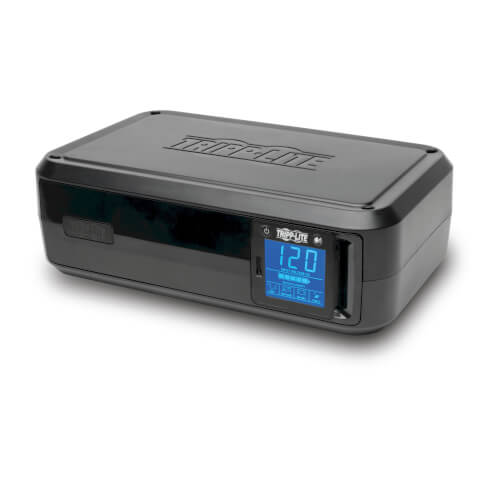 Tripp-Lite SMART1000LCDU | SmartPro LCD 120V 1000VA 500W Line-Interactive Desktop UPS, AVR, Tower, USB, TEL/DSL/Coax, 8 Outlets