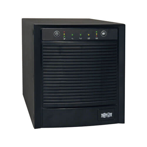 Tripp-Lite SMART2200SLTAA | TAA-Compliant SmartPro 120V 2.2kVA 1.6kW Line-Interactive Sine Wave UPS, Tower, Network Card Options, USB, DB9
