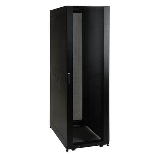Tripp-Lite SR42UB1032 | 42U SmartRack Standard-Depth Rack Enclosure Cabinet, Threaded 10-32 Mounting Holes with doors & side panels