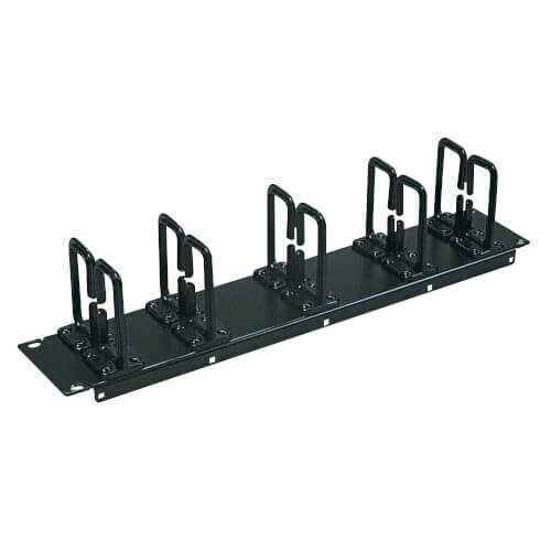 Tripp-Lite SRCABLERING2U | SmartRack 2U Horizontal Cable Manager - Flexible ring type