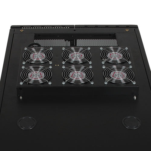 Tripp-Lite SRFANROOF | SmartRack Roof-Mounted Fan Panel - 6-120V high-performance fans; 630 CFM, 5-15P plug
