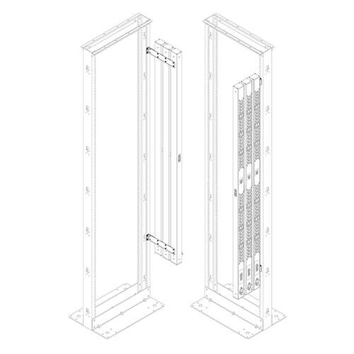 Tripp-Lite SRPDU2PBRKT | Vertical PDU Mounting Bracket Accessory Kit for 2-Post and 4-Post Open Frame Racks