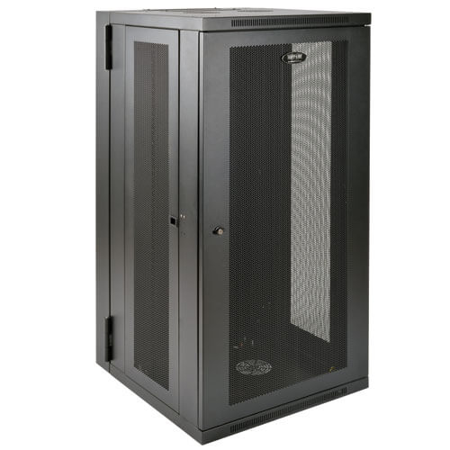 Tripp-Lite SRW26USDP | SmartRack 26U UPS-Depth Wall-Mount Half-Height Rack Enclosure, Hinged Back