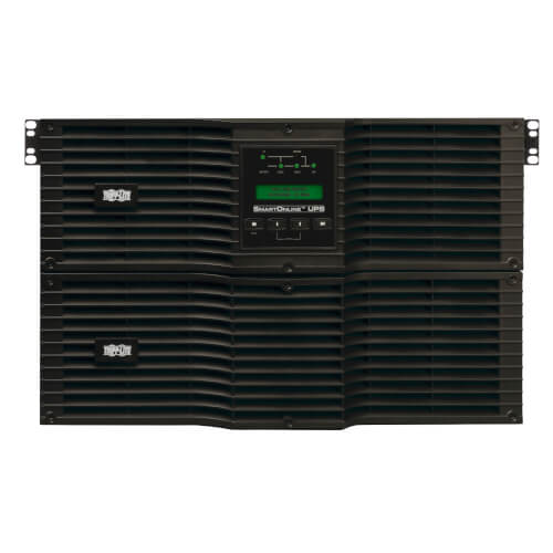 Tripp-Lite SU10000RT3UG | SmartOnline 200-240V 10kVA 9kW Double-Conversion UPS, 6U, Extended Run, Network Card Slot, USB, DB9, Bypass Switch,C19