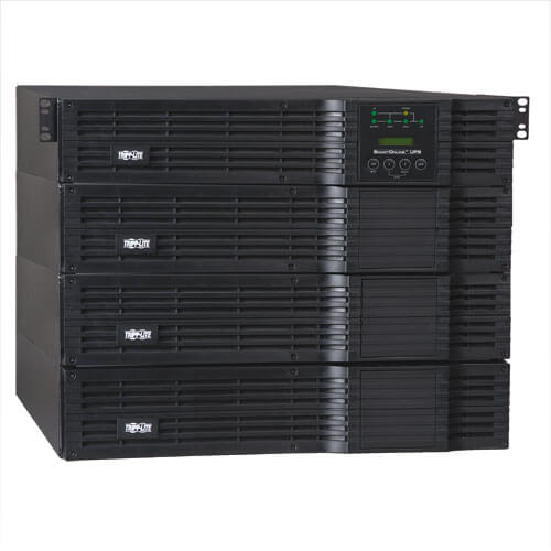 Tripp-Lite SU12000RT4UHW | SmartOnline 208/240 & 120V 12kVA 8.4kW Double-Conversion UPS, 8U, Extended Run, Network Card Slot, USB, DB9, Bypass, Hardwire