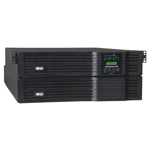 Tripp-Lite SU6000RT4U | SmartOnline 208/240 & 120V 6kVA 4.2kW Double-Conversion UPS, 4U Rack/Tower, Extended Run, Network Card Options, USB, DB9 Serial, Bypass Switch