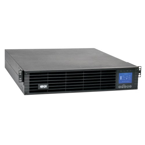 Tripp-Lite SUINT1500LCD2U | 208/230V 1500VA 1.35kW Double-Conversion UPS - 6 Outlets, Extended Run, Card Slot, LCD, USB, DB9, 2U
