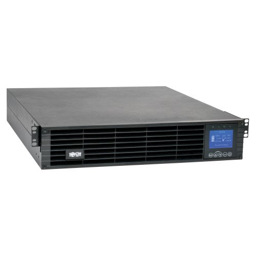 Tripp-Lite SUINT2200LCD2U | 208/230V 2200VA 1.98kW Double-Conversion UPS - 9 Outlets, Extended Run, Card Slot, LCD, USB, DB9, 2U