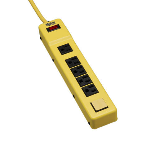 Tripp-Lite TLM626NS | Power It! 6-Outlet Safety Power Strip, 6 ft. (1.83 m) Cord & Clip, Safety Covers