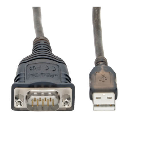 Tripp-Lite U209-30N-IND | USB to RS485/RS422 FTDI Serial Adapter Cable with COM Retention (USB-A to DB9 M/M), 30-in. (76.2 cm)