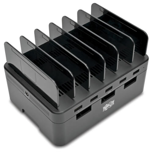 Tripp-Lite U280-005-ST | 5-Port USB Charging Station with Built-In Device Storage, 12V 4A (48W) USB Charger Output