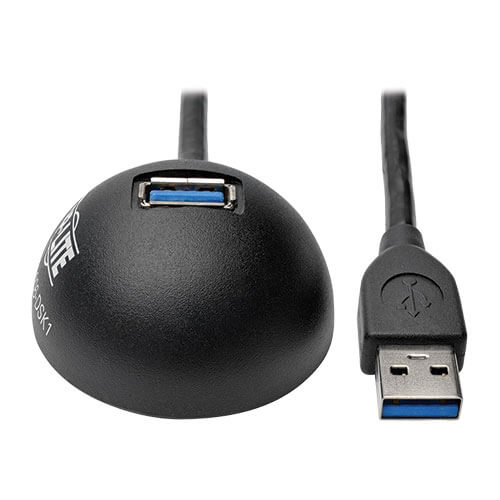 Tripp-Lite U324-006-DSK1 | 1-Port USB 3.0 SuperSpeed Desktop Extension Cable (M/F), 6 ft. (1.83 m)