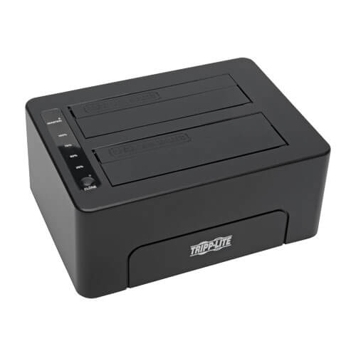 Tripp-Lite U339-002 | USB 3.0 SuperSpeed to Dual SATA External Hard Drive Docking Station with Cloning for 2.5 in./3.5 in. HDD