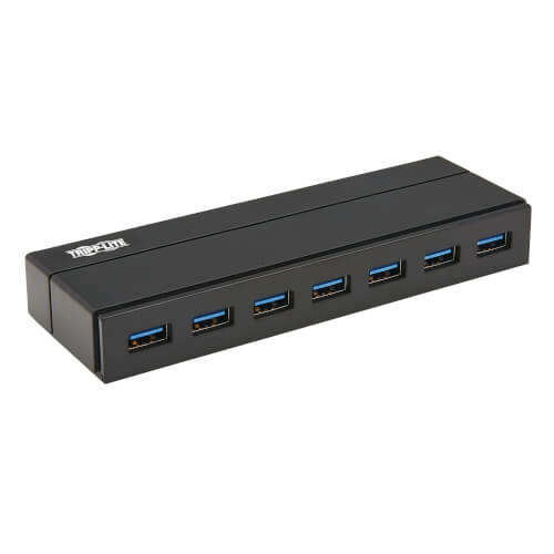 Tripp-Lite U360-007 | 7-Port USB 3.0 SuperSpeed Hub with BC 1.2 Charging, USB-A