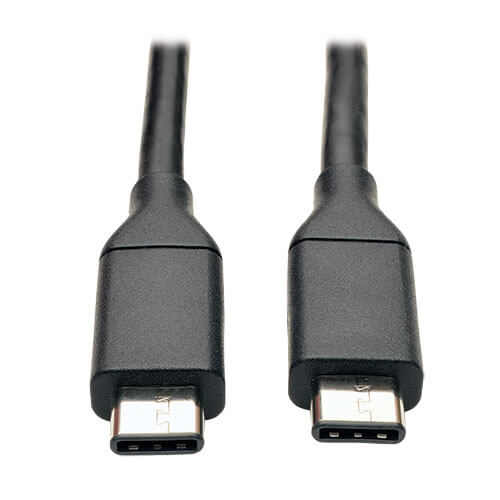 Tripp-Lite U420-003-G2 | USB-C Cable (M/M) - USB 3.1 Gen 2 (10 Gbps), Thunderbolt 3 Compatible, 3 ft. (0.91 m)