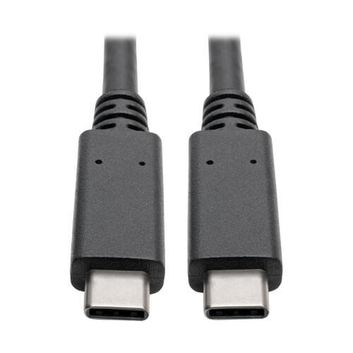 Tripp-Lite U420-003-G2-5A | USB-C Cable (M/M) - USB 3.1, Gen 2 (10 Gbps), 5A Rating, Thunderbolt 3 Compatible, 3 ft. (0.91 m)