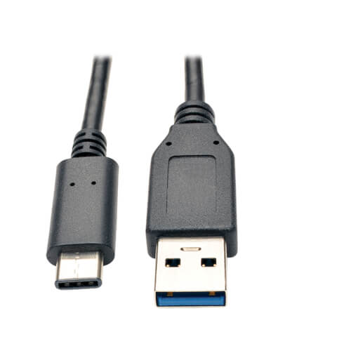 Tripp-Lite U428-003 | USB-C to USB-A Cable (M/M), USB 3.1 Gen 1 (5 Gbps), Thunderbolt 3 Compatible, 3 ft. (0.91 m)