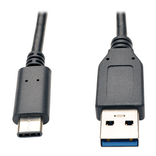 Tripp-Lite U428-003-G2 | USB-C to USB-A Cable (M/M), USB 3.1 Gen 2 (10 Gbps), Thunderbolt 3 Compatible, 3 ft. (0.91 m)