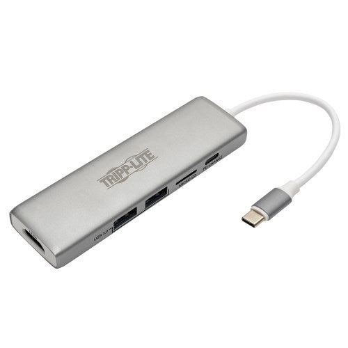 Tripp-Lite U442-DOCK10-S | USB-C Dock - 4K HDMI, USB 3.2 Gen 1, USB-A Hub Ports, Memory Card, 60W PD Charging