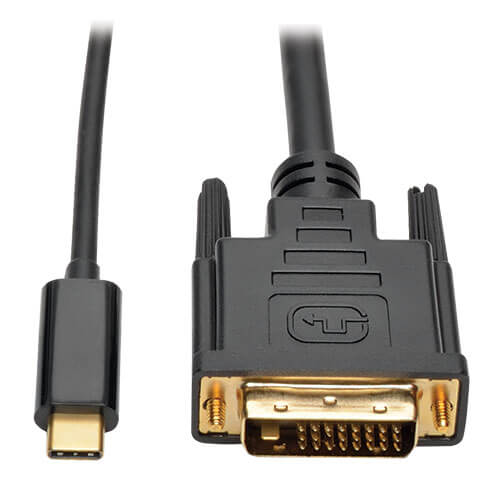 Tripp-Lite U444-003-D | USB-C to DVI Active Adapter Cable (USB-C to DVI-D Dual Link M/M), 3 ft. (0.9 m)