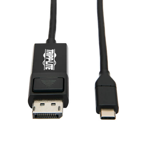 Tripp-Lite U444-006-DP-BE | USB-C to DisplayPort Adapter Cable (M/M), 4K 60 Hz, HDR, Locking DP Connector, 6 ft. (1.8 m)