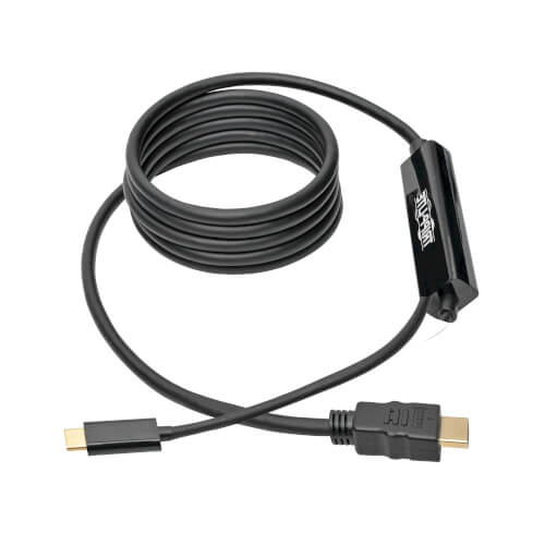 Tripp-Lite U444-006-H | USB-C to HDMI Active Adapter Cable (M/M), 4K, Black, 6 ft. (1.8 m)