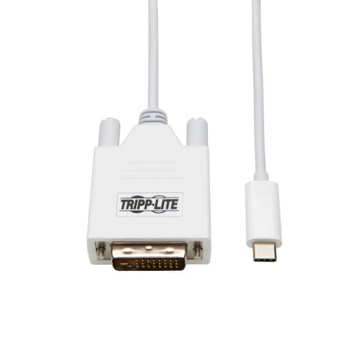 Tripp-Lite U444-010-DE | USB-C to DVI Adapter Cable (USB-C to DVI-D Dual Link M/M), 1080p, 10 ft. (3.1 m)