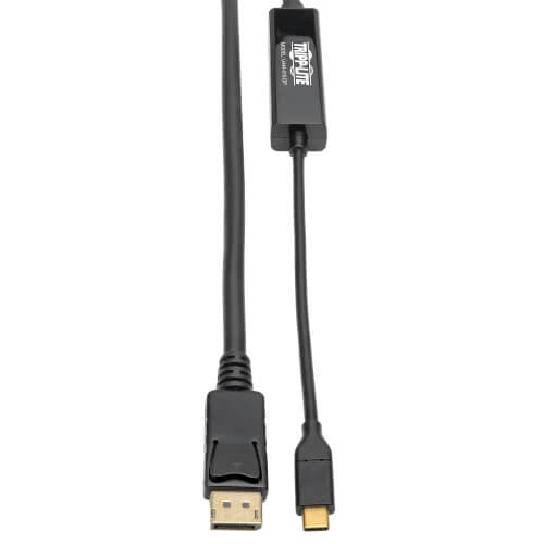 Tripp-Lite U444-010-DP | USB-C to DisplayPort Active Adapter Cable (M/M), 4K 60 Hz, 10 ft. (3.1 m)