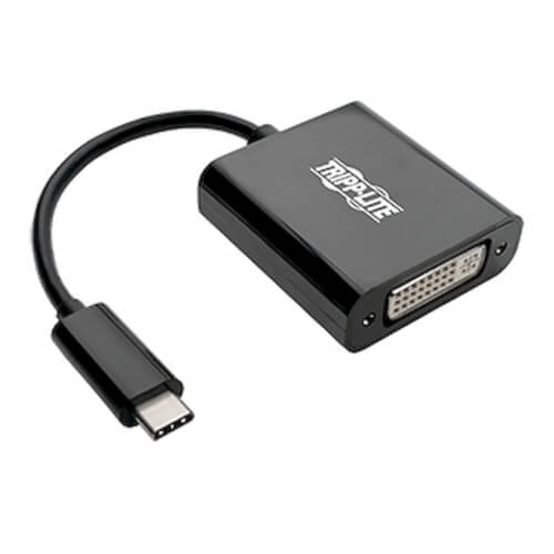 Tripp-Lite U444-06N-DVIBAM | USB-C to DVI Adapter with Alternate Mode - DP 1.2, Black