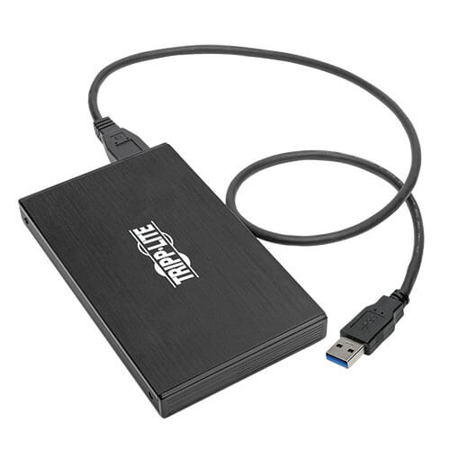 Tripp-Lite U457-025-AG2 | USB 3.1 Gen 1 (5 Gbps) 2.5 in. SATA SSD/HDD to USB-A Enclosure Adapter with UASP Support