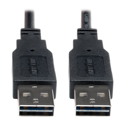 Tripp-Lite UR020-006 | Universal Reversible USB 2.0 Cable (Reversible A to Reversible A M/M), 6 ft. (1.83 m)