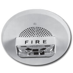 Wheelock ET90-24MCCH-FR | Red Ceiling Mount ET90 Series Speaker Strobe 115/177
