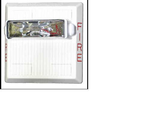 Wheelock HS4-24MCWH-FW | HS4 Series White Horn Strobe 24VDC 135/185