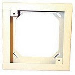 Wheelock SER-R | Red Square Semi-flush Extension Ring