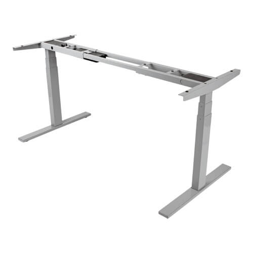 Tripp-Lite WWBASE-GY | WorkWise Standing Desk Base, Electric Adjustable-Height, Gray